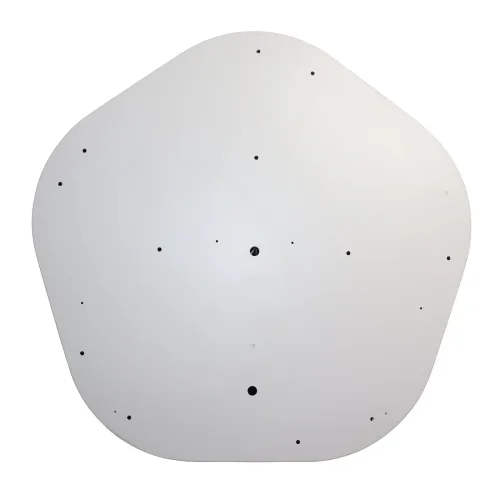 Люстра потолочная LED с пультом TECHNOLOGY STYLE 71025/1W Natali Kovaltseva белая на 1 лампа, основание белое в стиле хай-тек с пультом фото 9